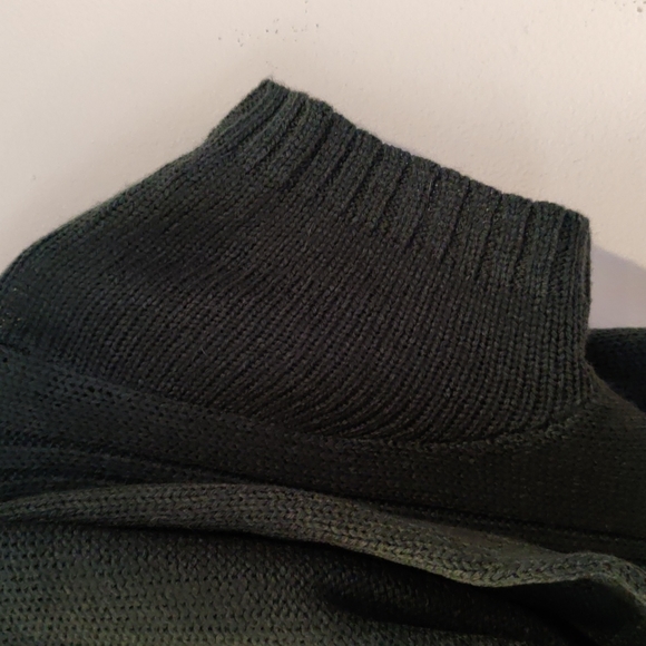 Dot's Short Sleeve Cowlneck Sweater Dress - Picture 4 of 11